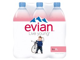 Evian 6x1l