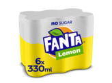Fanta Lemon Zero blik 24x33cl