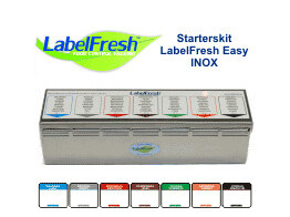 LabelFresh Starterkit easy - NL/FR- 7 x 1000 labels easy 30x25mm 