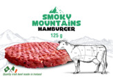 Smoky mountains hamburger 40x125g  893  LA STREETFOOD