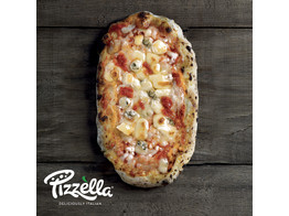 Pizzella 4 fromaggi  ovaal - met 4 kazen  12x225g - 13x25cm