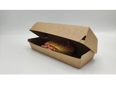 Hot dog box kraft 21x75x65mm 100st