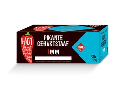 Pikante gehaktstaaf 30x120g Van Reusel