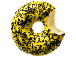 Donut Banana Dark Sprinkles 48x56g La Lorraine