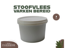 Stoofvlees varken zvb - 3kg