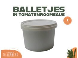 Balletjes in tomatensaus zvb - 3kg