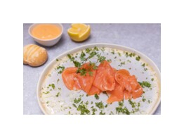 Gerookte noorse zalm gesneden 5x200Gr