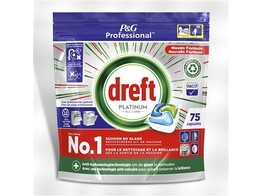 Dreft pro platinum regular vaatwastabs 3x75st