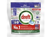 Dreft pro platinum regular vaatwastabs 3x75st