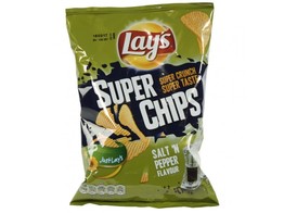 Lays Superchips zout peper 20x40g