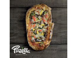 Pizzella verdure al vapore  ovaal - vegetarisch  12x230g - 13x25cm